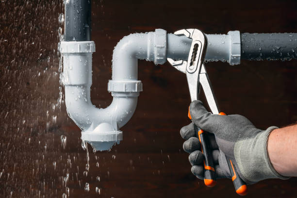 Professional Emergency Plumber technician working in Staley, NC